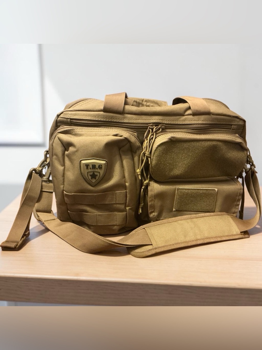TBG Unisex Tactical Baby Gear Durable Canvas Multi Pocket Diaper Bag